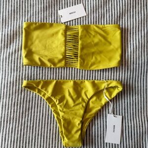 Mikoh Vibrant Yellow Bikini Set